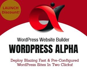 WordPress ALPHA Banner